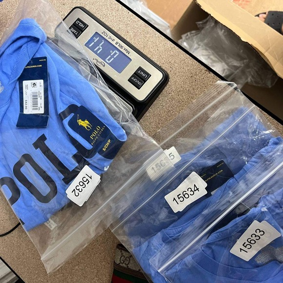 Polo Ralph Lauren Shirt Men Small Blue Short Sleeve Crew Neck Cotton‎ New S - Picture 6 of 6